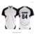 Cricket Jersey Design White With Black And Red Pattern Imgecart