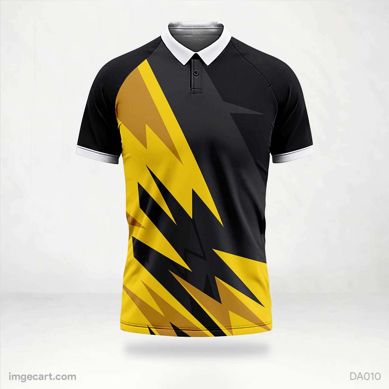 Cricket Jersey Design Black and Yellow Combination