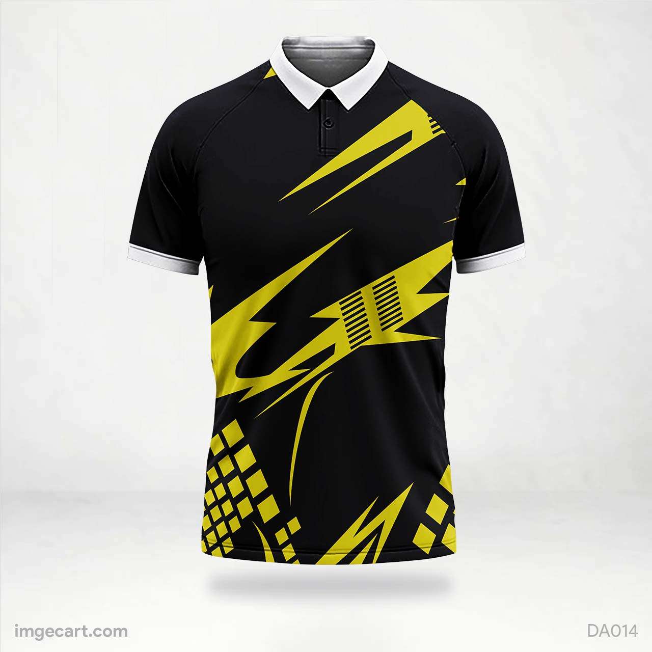 Black and clearance yellow jersey