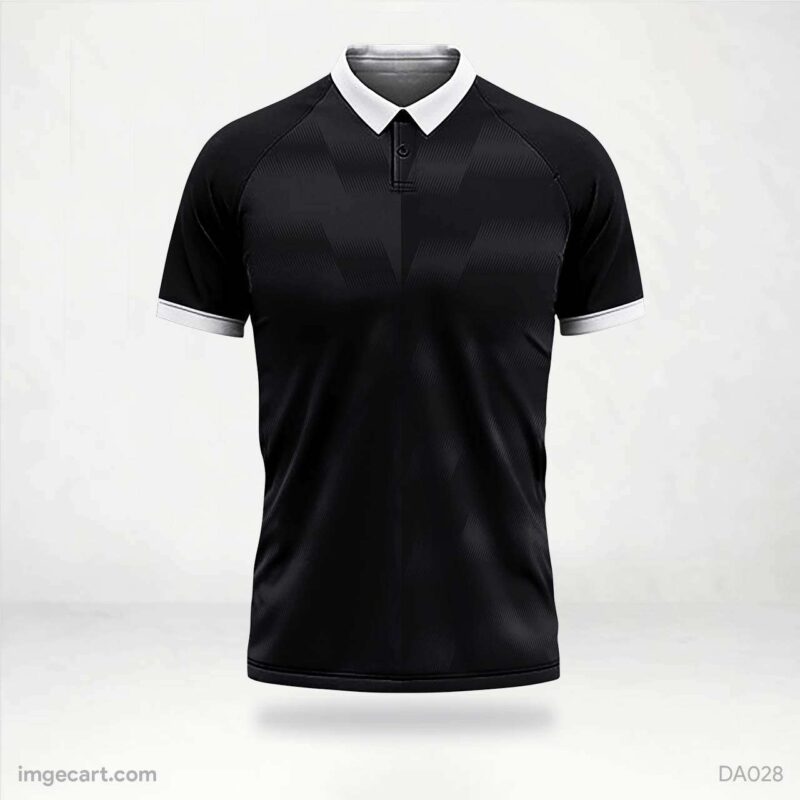 Cricket jersey design black and grey pattern