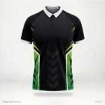 Cricket Jersey Design Black and Green - imgecart