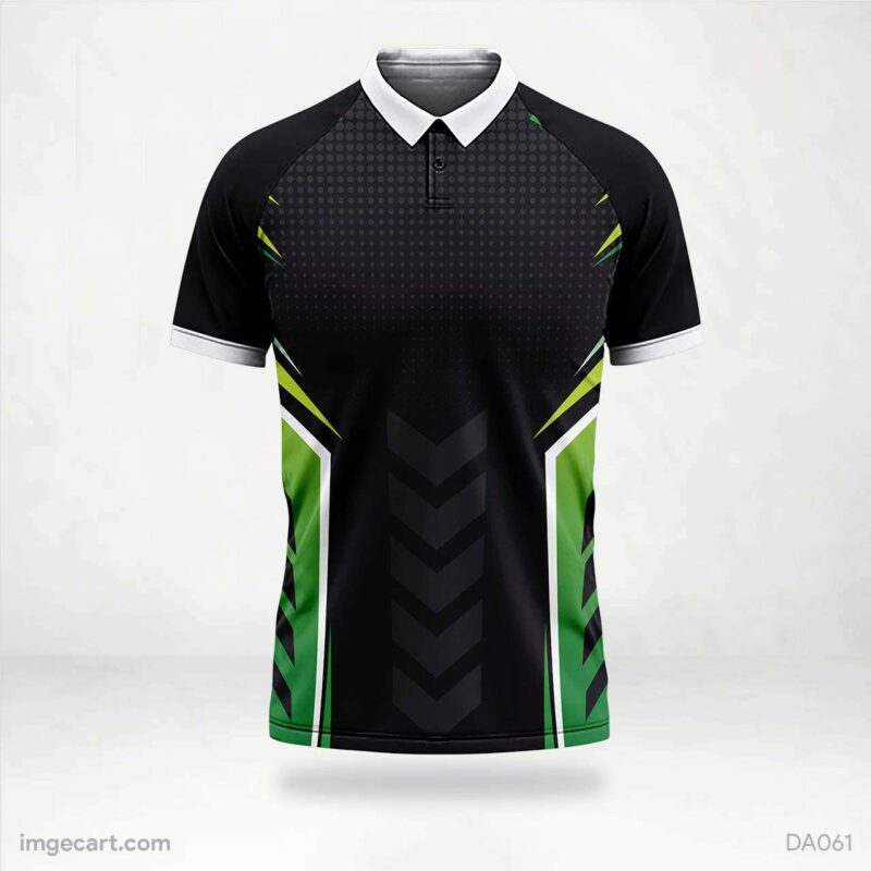 Cricket Jersey Design Black and Green