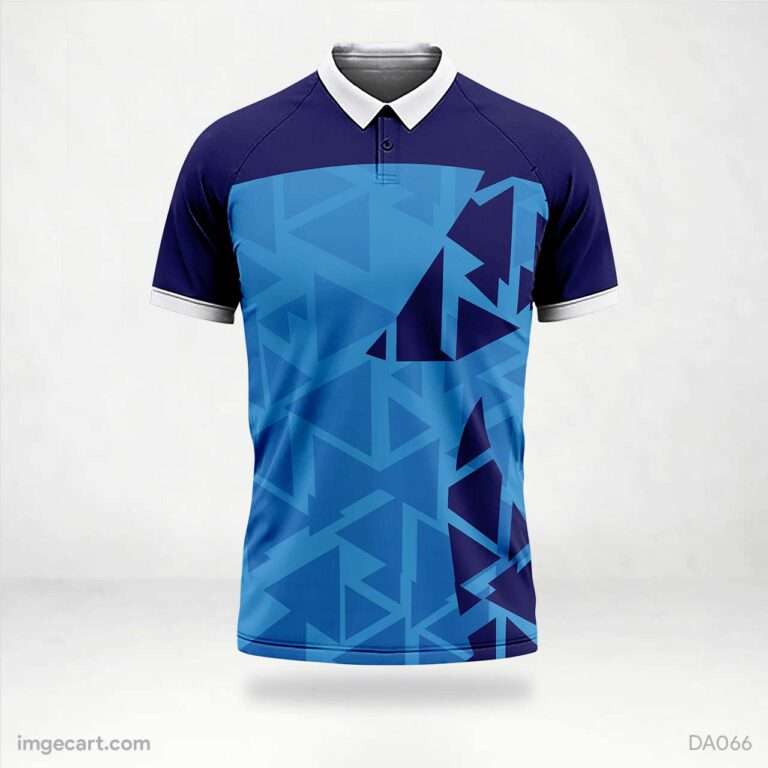 Cricket Jersey Design Blue Pattern - imgecart