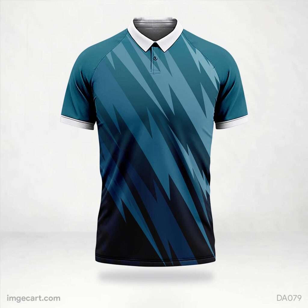 Cricket Jersey Design Blue Pattern - imgecart