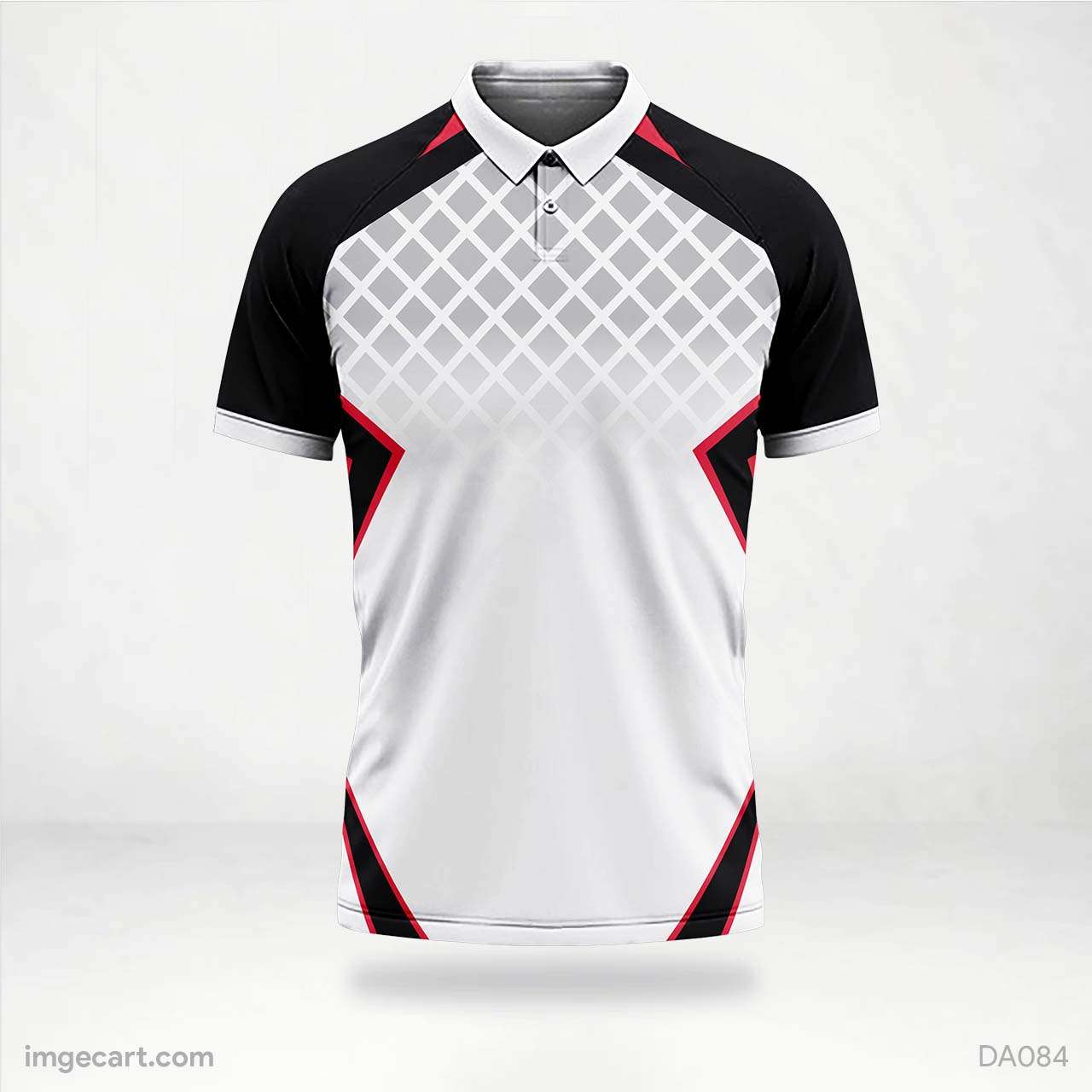 red and white jersey design