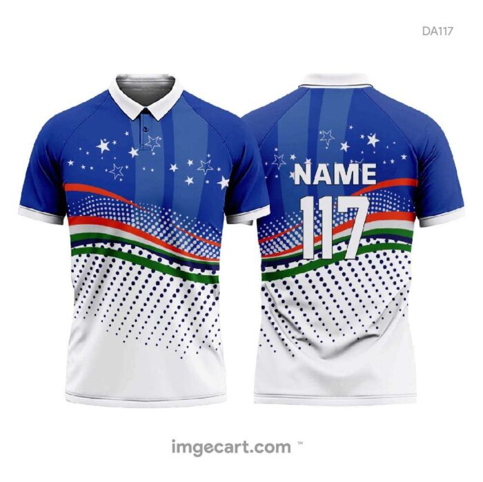 Cricket Jersey design WITH Indian Theme