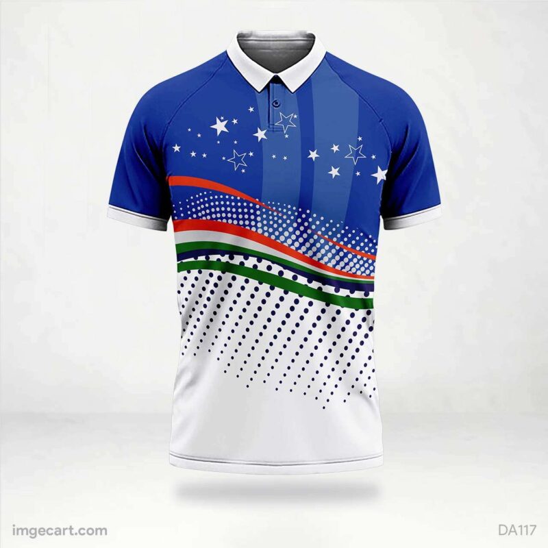 Cricket Jersey design WITH Indian Theme