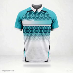 Cricket Jersey Design Blue and White - imgecart