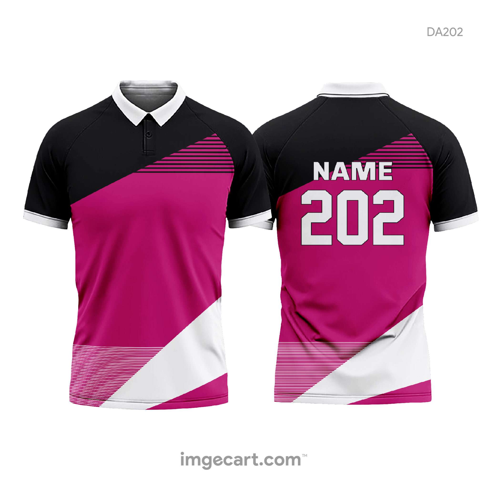 Cricket Jersey Design Black and Purple - imgecart