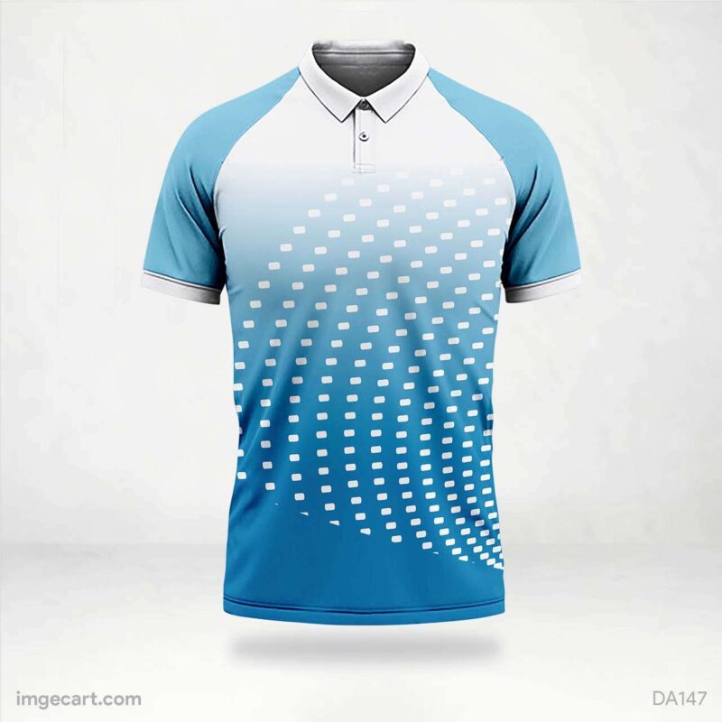Cricket Jersey Design Blue and White