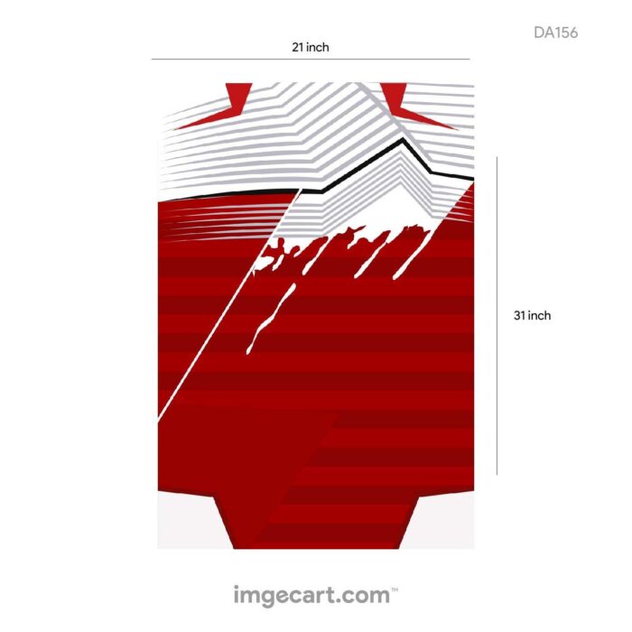 Cricket Jersey Design Red and White