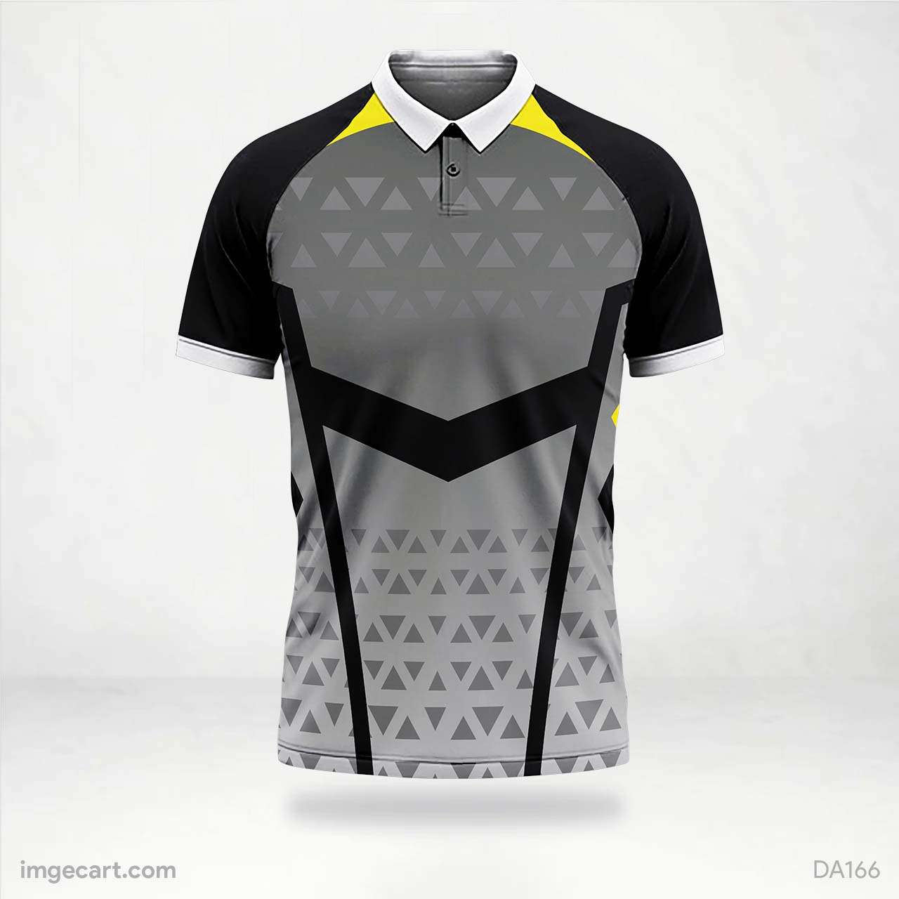 Cricket Jersey Design Black and Grey Effect - imgecart