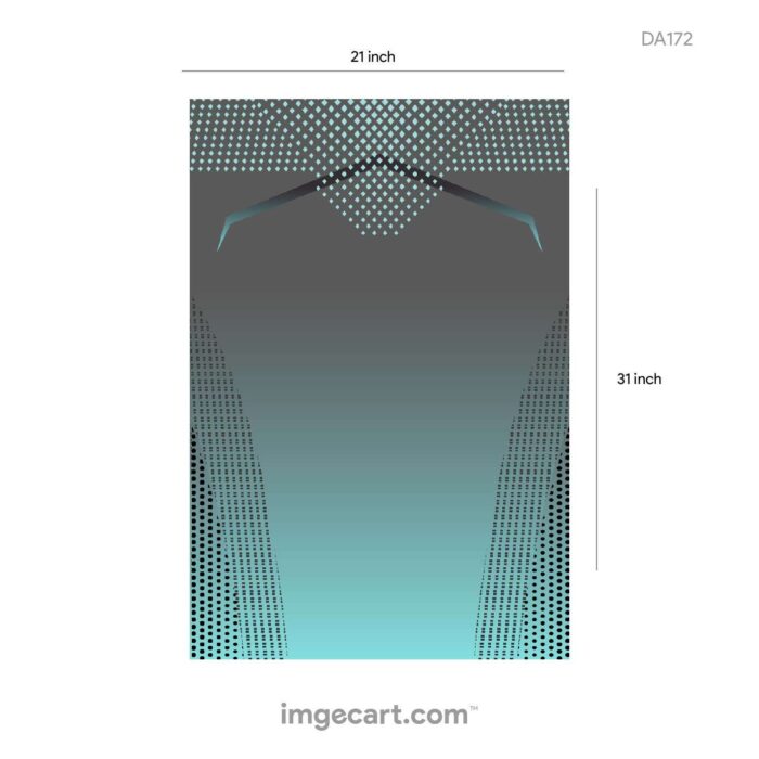 Cricket Jersey Design Grey and Blue Gradient