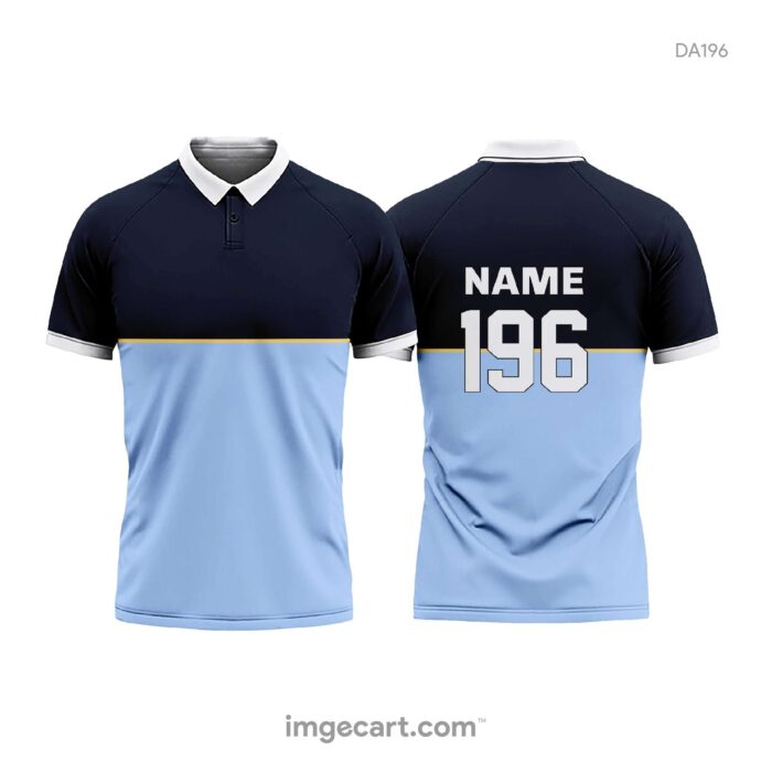 Cricket Jersey Design Blue Combination