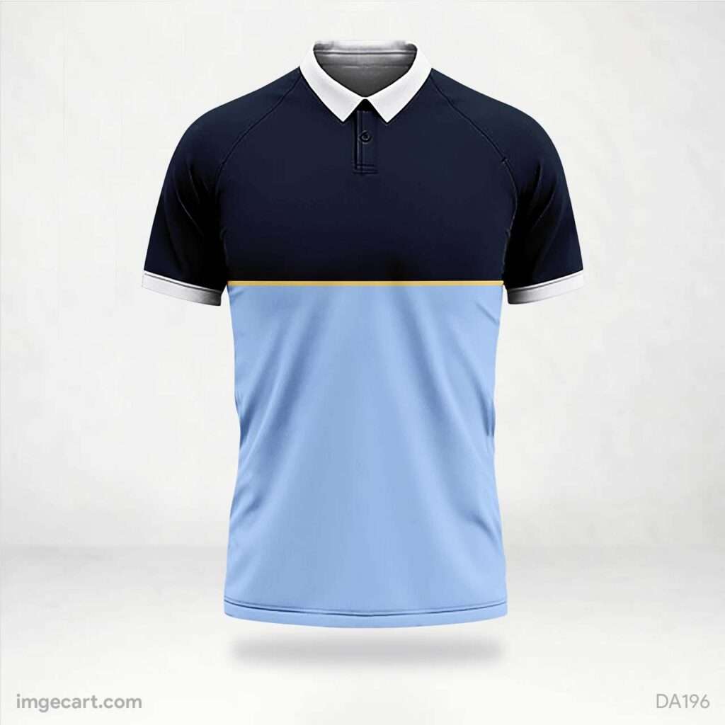 Cricket Jersey Design Blue Combination - imgecart