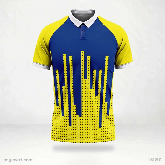 E-Sports Jersey Design Yellow and Blue