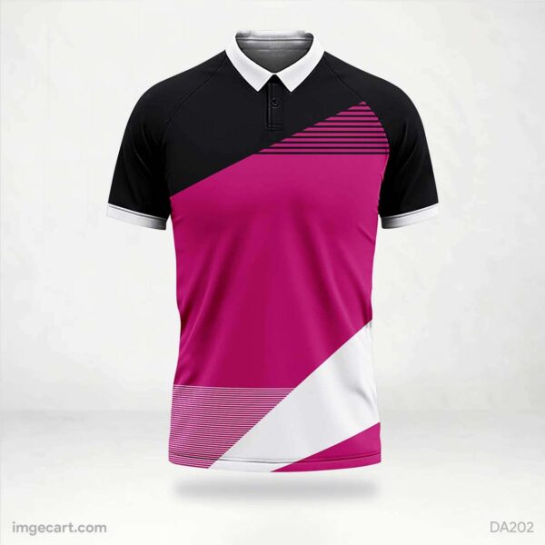 Cricket Jersey Design Black and Purple - imgecart