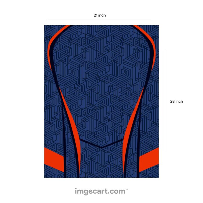 Cricket Jersey Design Blue and Red