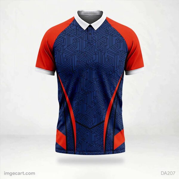 Cricket Jersey Design Blue And Red - Imgecart