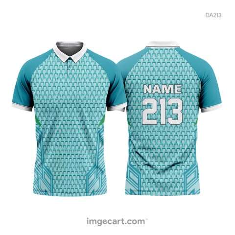 Cricket Jersey Design Black and Blue with brush effect - imgecart