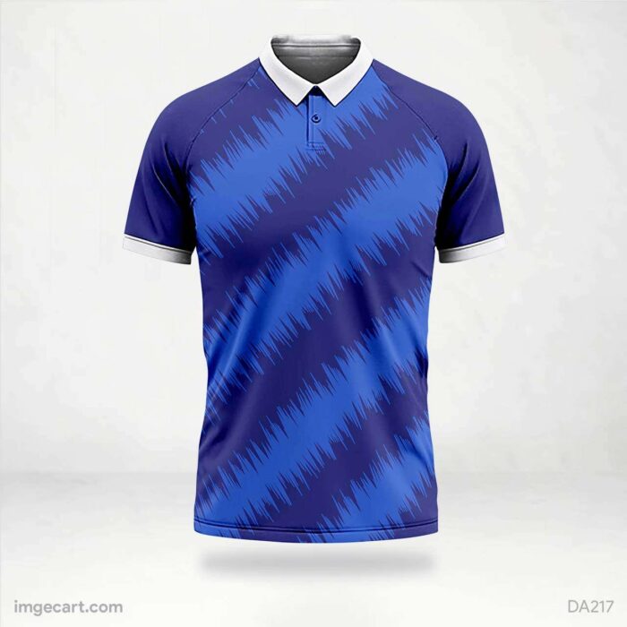 Cricket Jersey Design Navy Blue Pattern