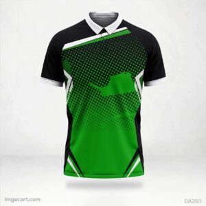 E-sports Jersey Design Green and Black Sublimation - imgecart
