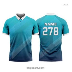 Volleyball Jersey Design Blue Sublimation - imgecart