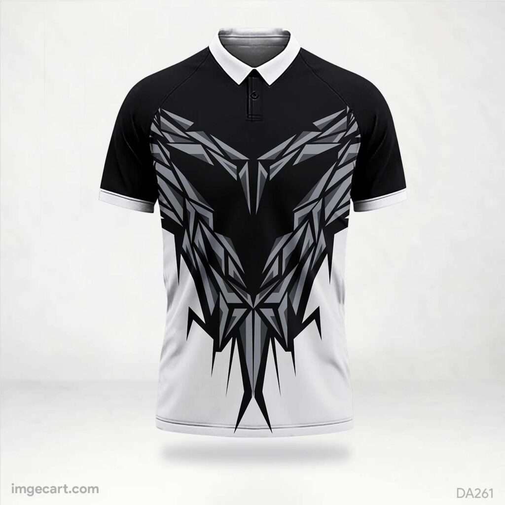 Cricket Jersey Design Black With White Sublimation Imgecart