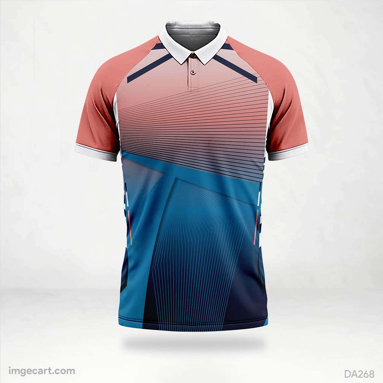 Cricket Jersey Design Pink and Blue gradient - imgecart