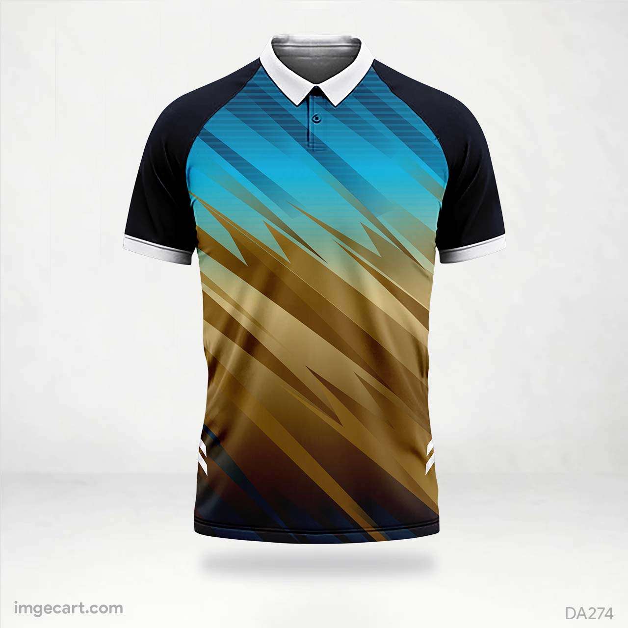 E-sports Jersey Design Blue with Brown Sublimation - imgecart