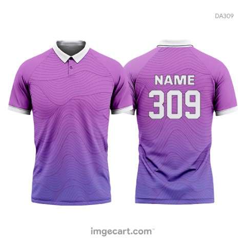 Football Jersey Design Purple with Black - imgecart