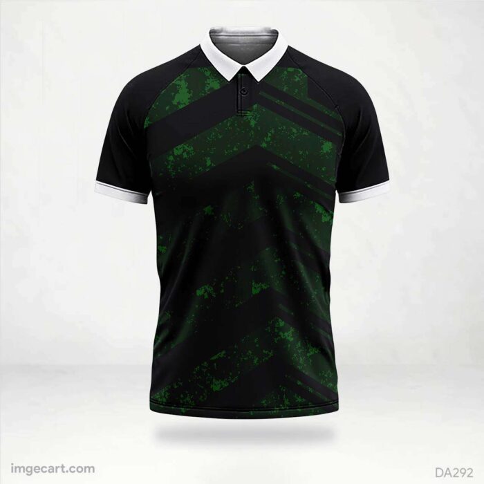 Volleyball Jersey Design green with black