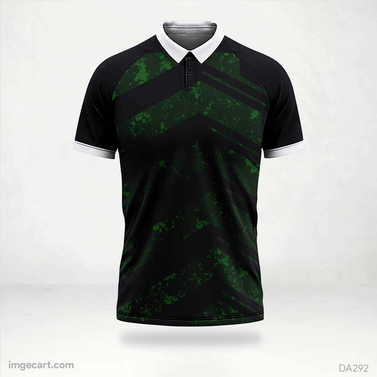 Volleyball Jersey Design green with black - imgecart