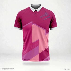 E-Sports Jersey Design pink with pattern - imgecart