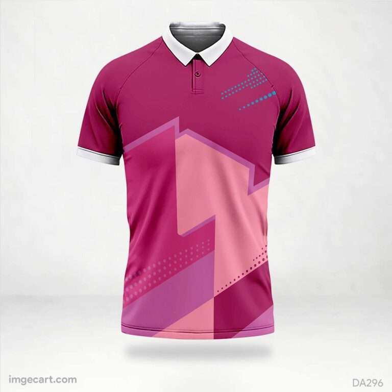E-Sports Jersey Design pink with pattern - imgecart