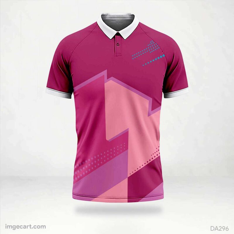 E-Sports Jersey Design pink with pattern