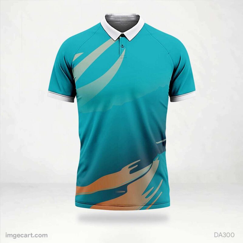 E-sports Jersey Design Blue with yellow Sublimation