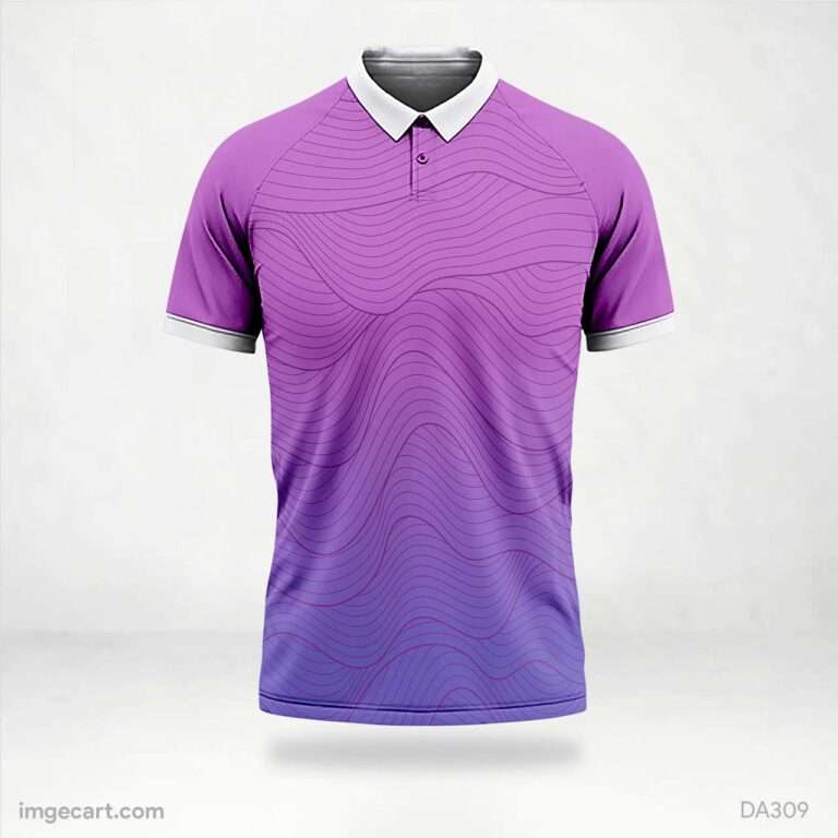 Cricket Jersey Design Pink and Purple with pattern - imgecart