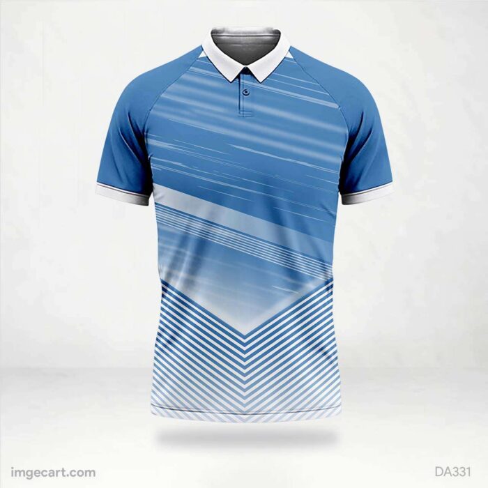 E-sports Jersey Design blue with pattern