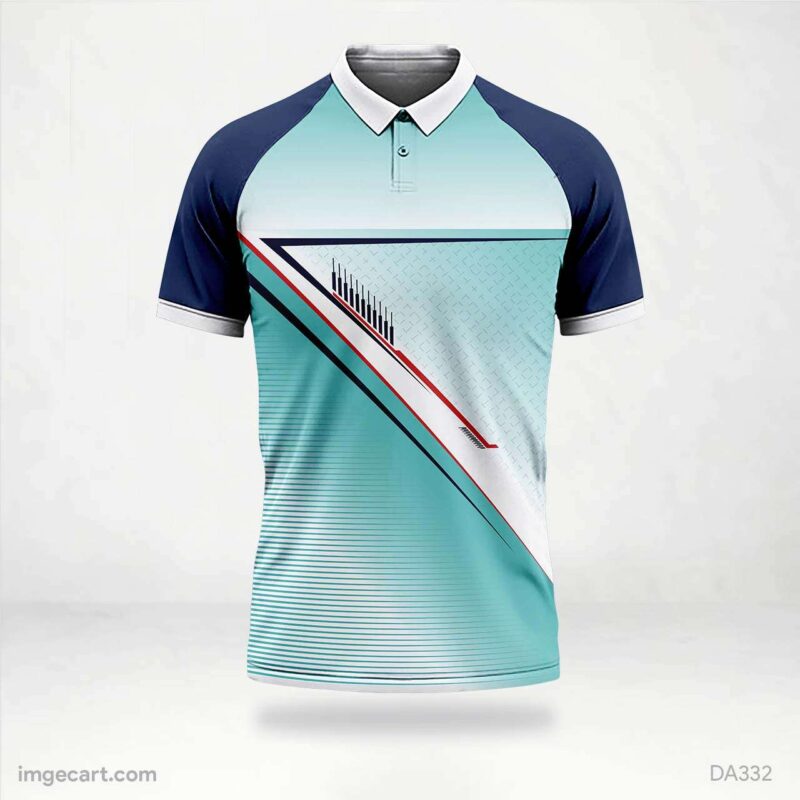 Football Jersey Design blue Sublimation