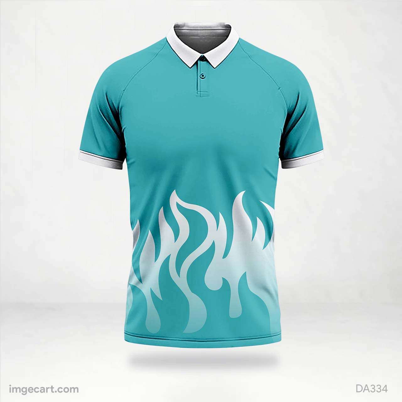 Volleyball Jersey Design Green with white - imgecart