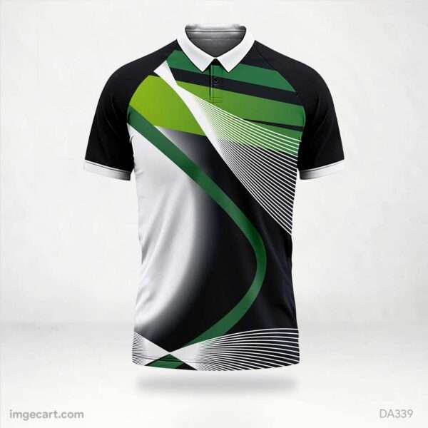 Football Jersey Design Black with neon Design - imgecart