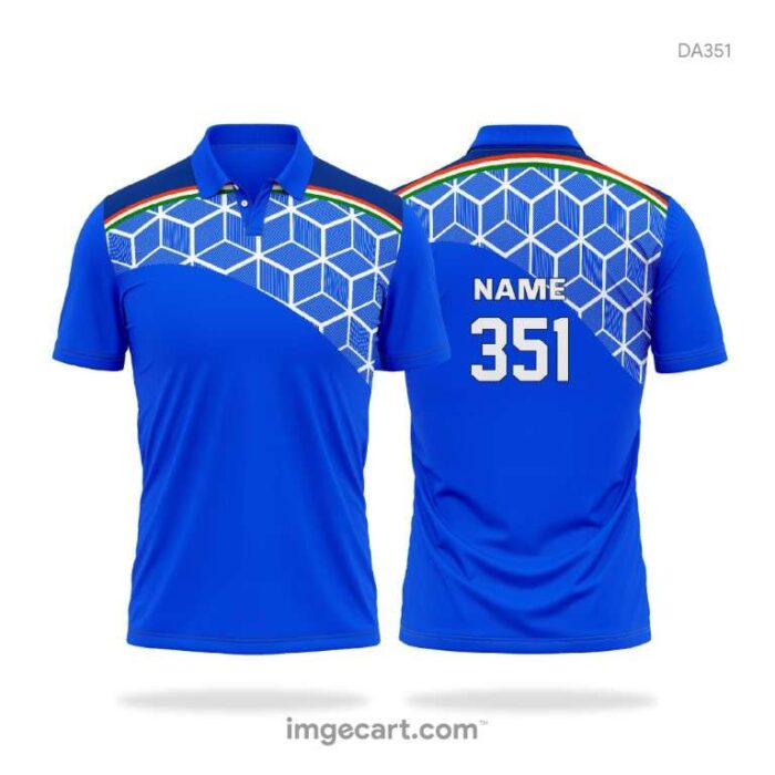 Cricket jersey Blue and White