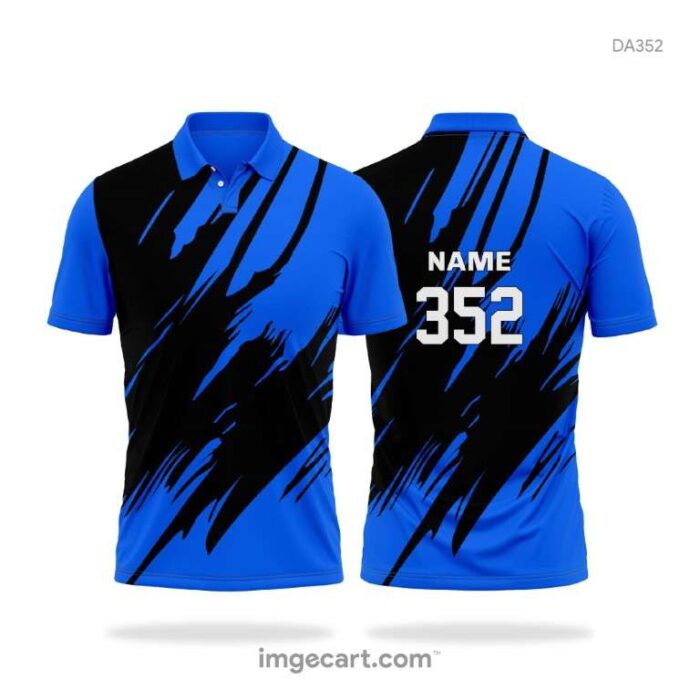 Cricket jersey Blue and Black