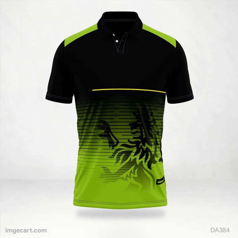 Cricket Jersey Design Green and Black - imgecart