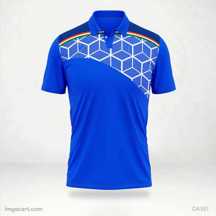 Cricket jersey Blue and White