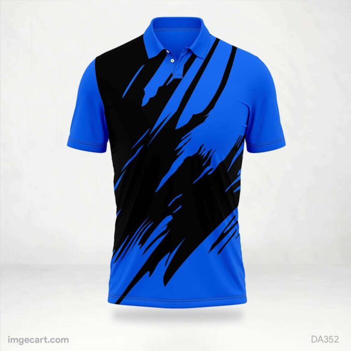 Cricket jersey Blue and Black