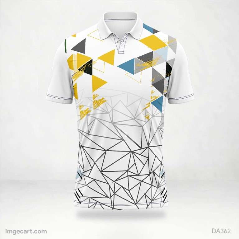 E-sports Jersey Design White and Pattern