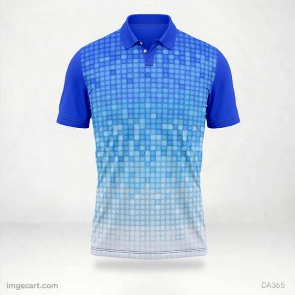 Cricket Jersey Design Blue and pattern - imgecart