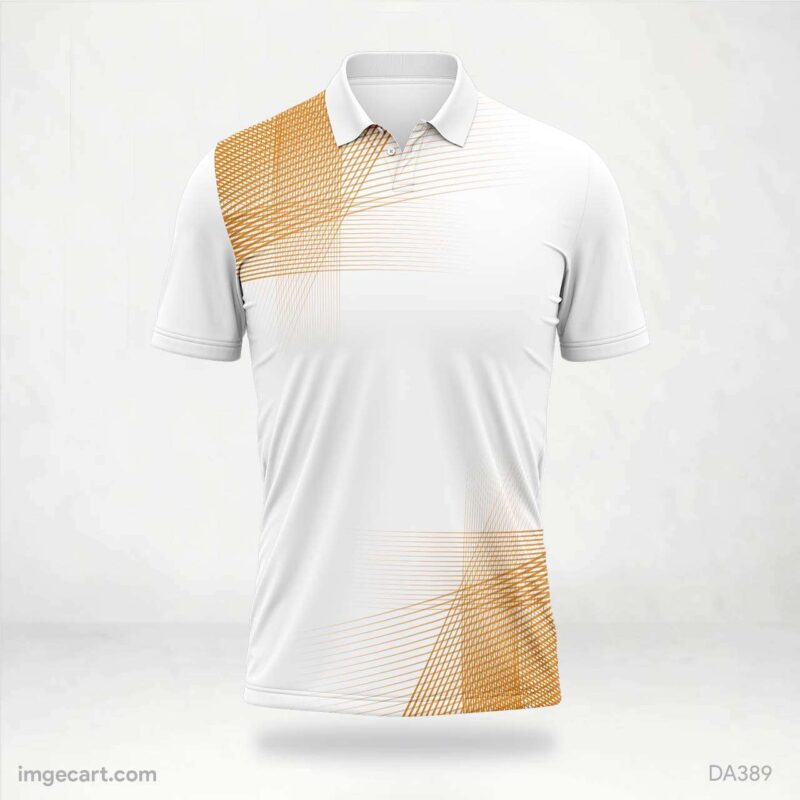 White with Cream Jersey Design